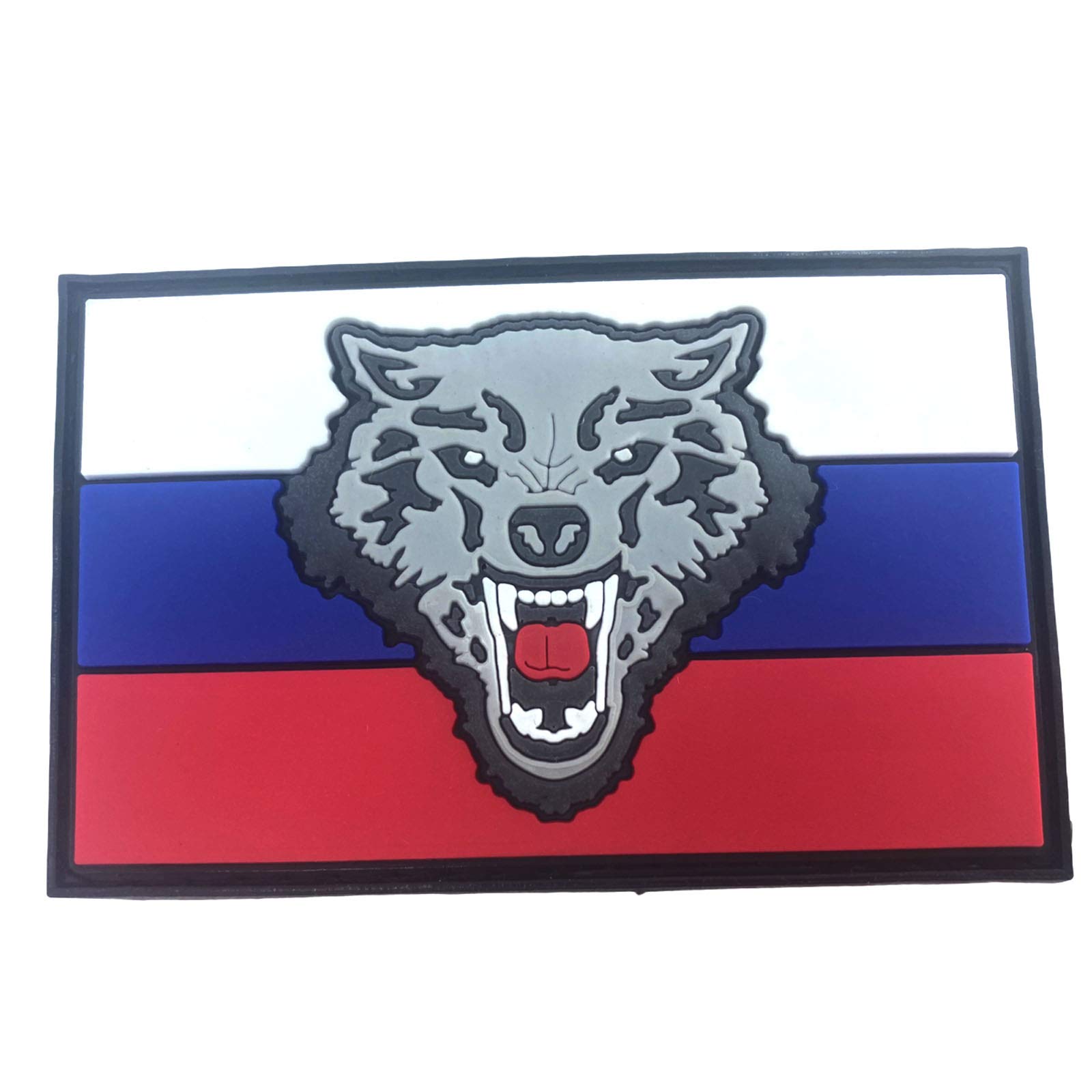 Russian Russia Wolf Flag Airsoft PVC Morale Cosplay Team Patch