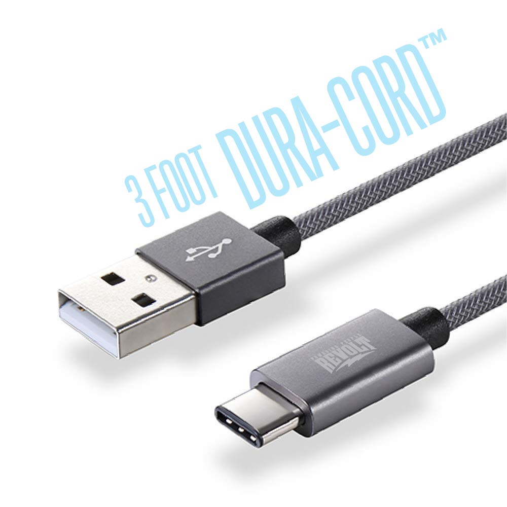 Revolt USB Type-C Duracord Charger Data Sync Cable