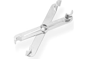 Scissor Fuel Line Disconnect Tool, 3/8 & 5/16 Inch Fuel Filter Tool 2-in-1 Transmission Line A/C Line Remover Tool for Quick 