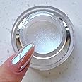 Pretty Diva 0.3g Moonlight Chrome Nail Powder, Unicorn Mermaid Chrome Powder Aurora Nail Powder Pigment Iridescent Nail Art Glitter Decoration