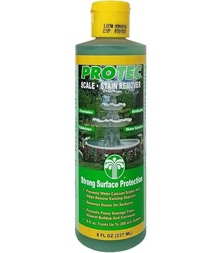 EasyCare 60008 ProTec Fountain Scale And Stain Remover 8 Oz