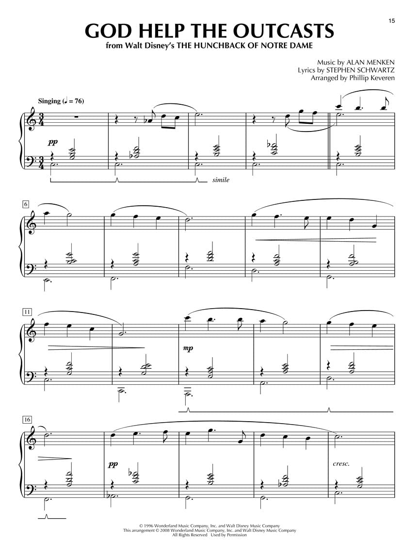 Disney Songs for Classical Piano – Phillip Keveren | Piano Solo Sheet Music Book for Intermediate and Advanced Players | Classical Arrangements for ... The Phillip Keveren Series - 15 Favorites