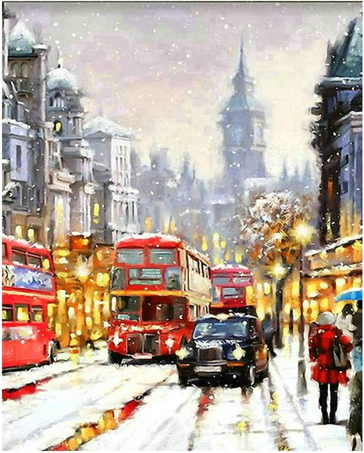 DIY 5D Diamond Painting by Number Kit, Full Drill Rooster Hen Chicks Embroidery Cross Stitch Arts Craft Canvas Wall Decor Birthday Gift for Mother Friends