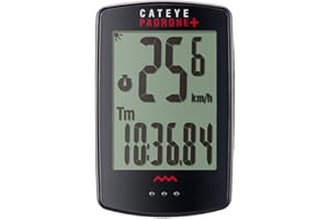 CatEye, Padrone +, Cyclomètre, Black One Size