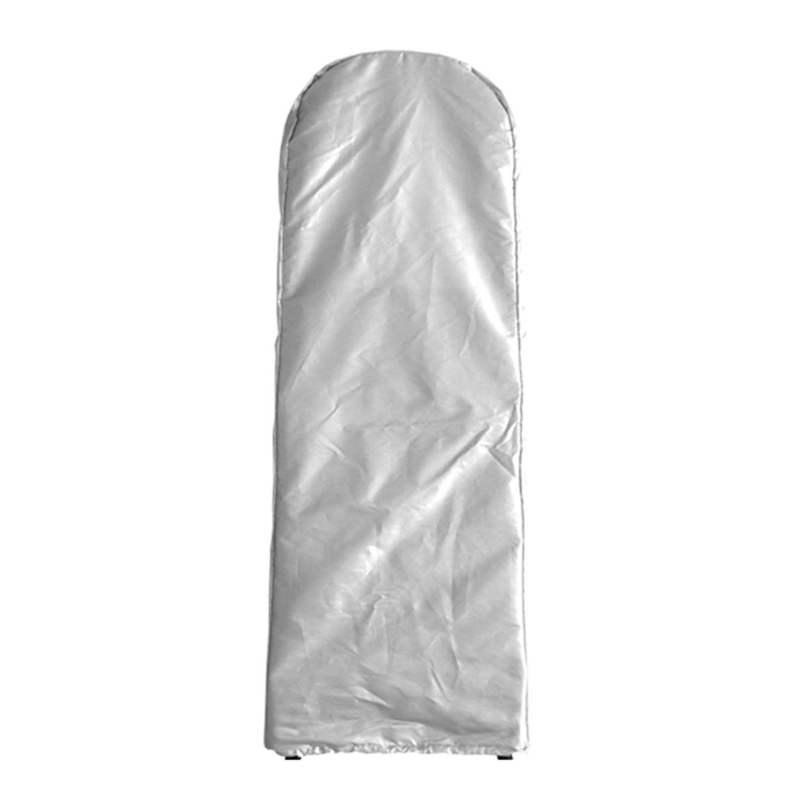 AMDHZ Folding Ladder Cover, Ladder Protective Case with Drawstring, Waterproof, Silver, Polyester, PVC, Polyurethane, Oxford Fabric, 50x154x6.5cm