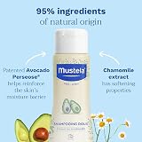 Mustela Gentle Shampoo with Organic Avocado 200 ml Tear-Free Baby & Child view 2