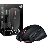 PowerColor ALPHYN AM10 Wireless Gaming Mouse, Black