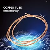 Hilitand 2M Soft Copper Tube 5mm OD x 4mm ID Pipe for Refrigeration & Chiller view 5