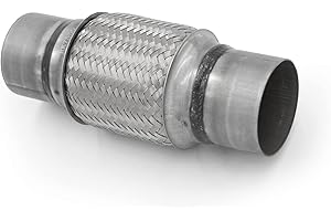 RP Remarkable Power, RK7550-3" x 6" Heavy Duty Stainless Steel Exhaust Flex Pipe 10" OL