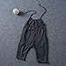 Darkyazi Baby Summer Jumpsuits for Girls Kids Cute Backless Harem Strap Romper Jumpsuit Toddler Pants Size 2-8Y (4T, Grey)