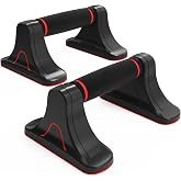 Fitarc Push Up Bars, Non Slip Push Up Handles with Foam Grip for Home Gym | 400 LBS Weight Capacity; 8.5 MM Thick Foam Padding; Non-Slip Silicone Base; Lightweight &amp; Portable
