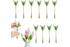 Tulip Napkin Holder, Flower Stem Napkin Holder Twist to Bloom, Creative DIY Bloom Flower Napkin Holder for Table Decor, Elega