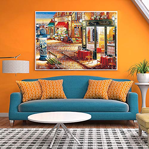 Jigsaw Puzzles for Adults 1000 Piece Puzzle for Adults 1000 Piece - Romantic Street - 1000 Piece Puzzle Large Wooden Puzzles Kids Educational Game Toys Gift for Home Wall Decoration