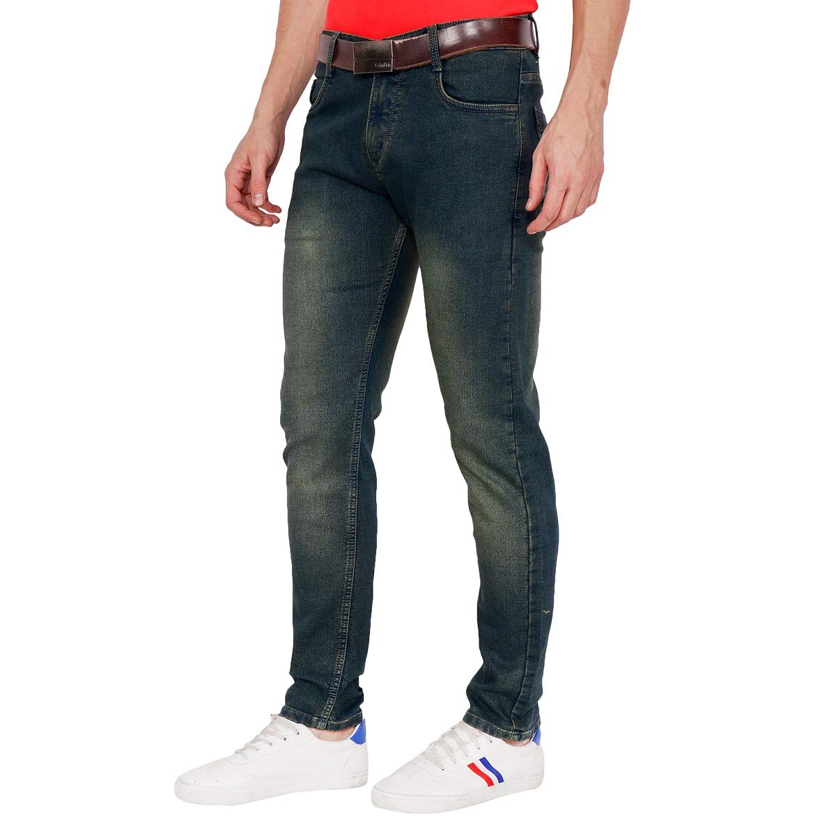 grey colour cotton jeans