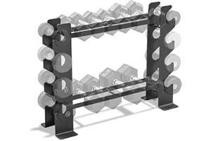 Marcy Weight Storage Organizer Racks for Dumbbells, Kettlebells, Weight Plates