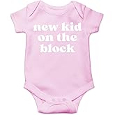 Belle Homie New Kid On The Block - Funny Baby Essentials Bodysuit - Baby Boy Clothes Newborn Girl Outfits