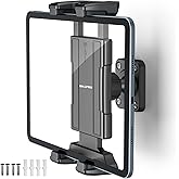 OHLPRO Universal Tablet Wall Mount Holder for 4.7-13 inch Tablet Smartphone eReader, 360&deg; Adjustment Compatible with iPad, iPhone, Kindle Fire HD, Galaxy Tab, Switch, Drilled Screw Mounting