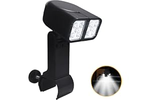 lfcfordx Grill Light BBQ Grilling - Bright Dual Lamp Head Smoker BBQ Accessories for Grill Handle, Outdoor Cooking Barbecue A