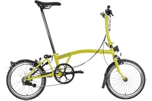Brompton Folding Commuter Bike C Line 6-Speed \| Compact, Lightweight, Urban Bike for Adults
