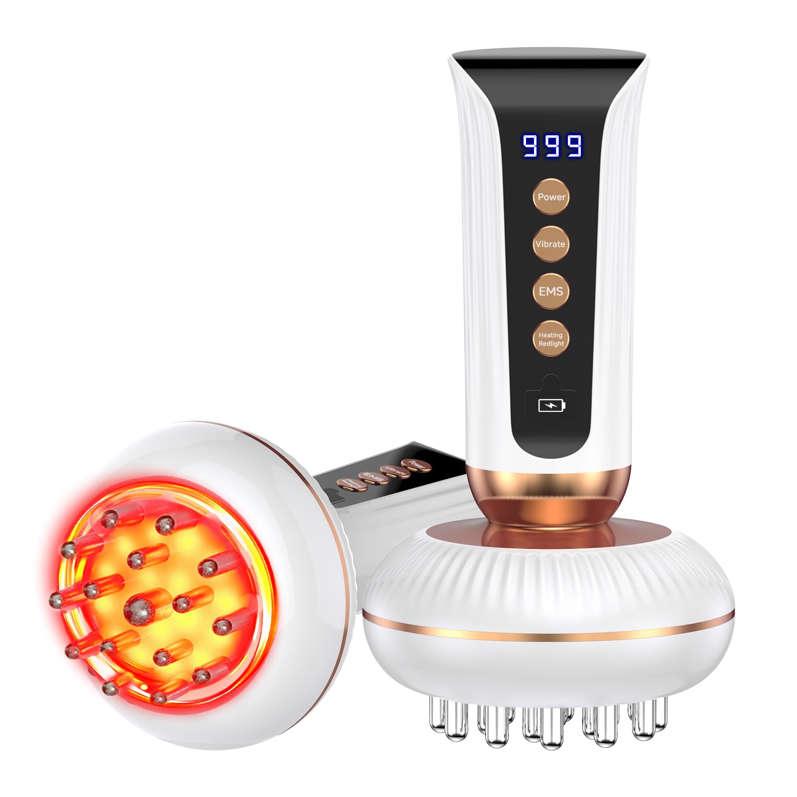 View 1 of 4-in-1 Body Sculpting Machine - Lymphatic Drainage Massager - Anit Cellulite Massage Tool Help Reduce Stretch Marks & Cellulite & Fat, Pain Relife Devices for Body (Belly, Legs, Arms, Butt, Low Back)