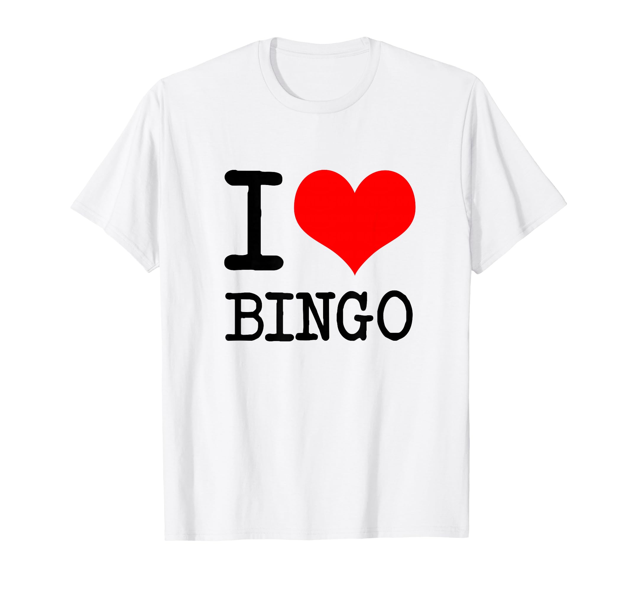 I Love (heart) Bingo T-shirt T-Shirt