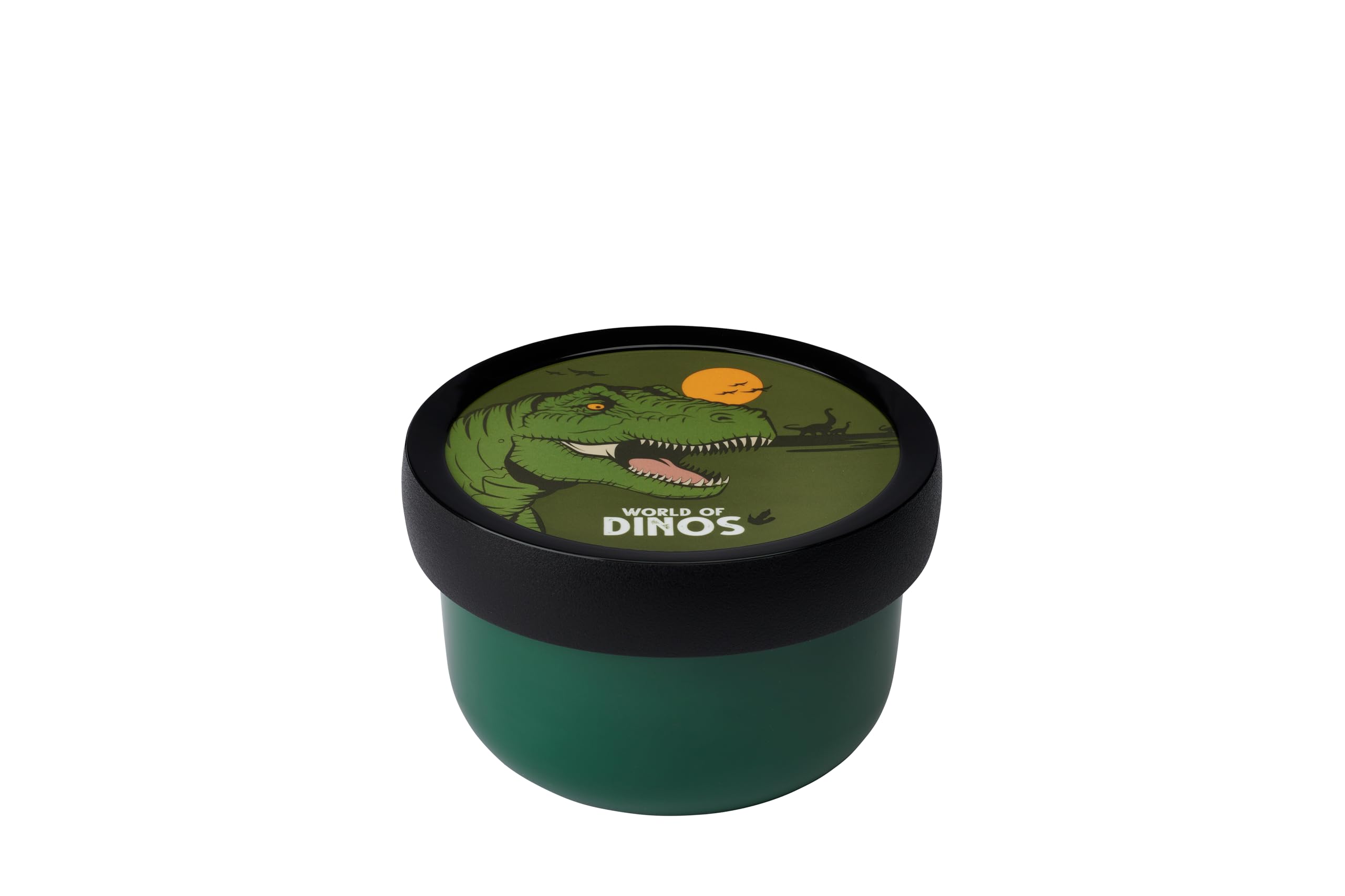 Mepal - Fruitbox Campus - Snack box for kids - Dishwasher and microwave safe - BPA free - 300 ml - Dino