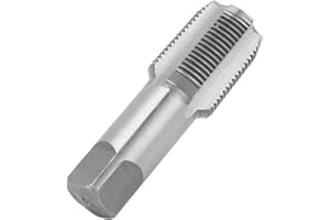 3/4In NPT Pipe Tap, Thread Repair Machine Tap, Silver HSS Standard Tapping Tool