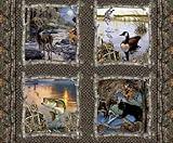 REAL TREE COTTON FABRIC BY SYKEL-REALTREE CAMOUFLAGE FABRIC-SOLD BY THE YARD-REALTREE COTTON PILLOW QUILT PANEL-9943