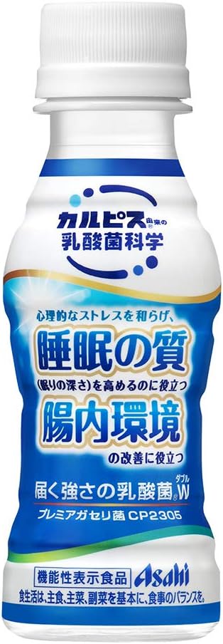 Amazon アサヒ飲料 届く強さの乳酸菌 プレミアガセリ菌 W ダブル Cp2305 100ml 30本入 4ケース 1本 カルピス 届く強さの乳酸菌 乳酸飲料 通販