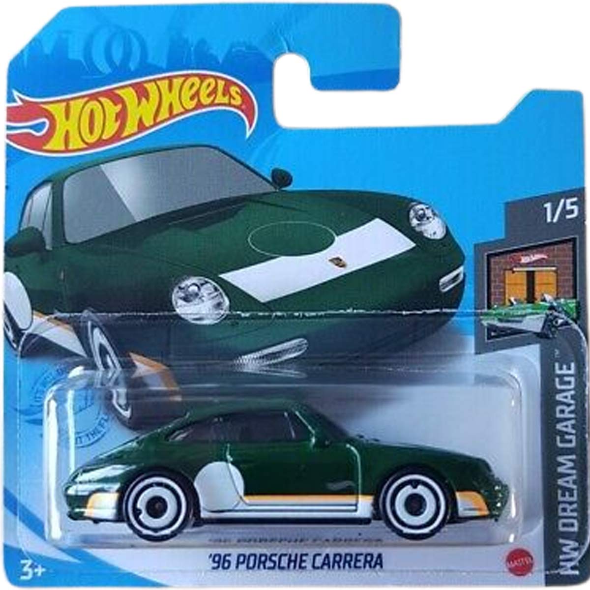 Hot Wheels '96 Porsche Carrera HW Dream Garage 1/5 2021 (016/250) Short Card