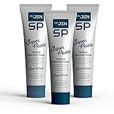 Dr. Jen Super Paste/Toothpaste with Fluoride +10% Nano-Hydroxyapatite Travel Toothpaste for Teeth Whitening & Sensitive Teeth Care (Pack of 3,Cool Mint)