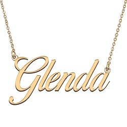 HUAN XUN Customized Custom Simple Any Name Necklace