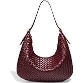 Shoulder Handbags Shoulder Bag for Women Totes Woven Vegan Leather Bag Hand Bag Working Lightweight Bags With Zipper