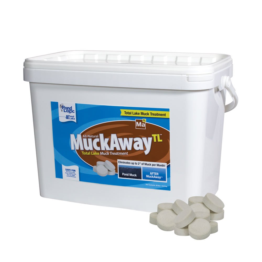 Pond Logic MuckAway Total Lake Muck Reducer Pellets, 36