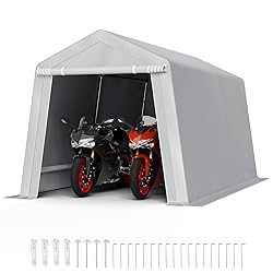 VEVOR Outdoor Storage Shed, 8 x 14 ft Portable