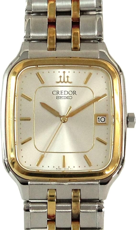 Amazon セイコー クレドール Seiko Credor メンズ 腕時計 8j 5a10 コンビ デイト K18yg イエローゴールド クォーツ ウォッチ 中古 並行輸入品 メンズ腕時計 腕時計 通販
