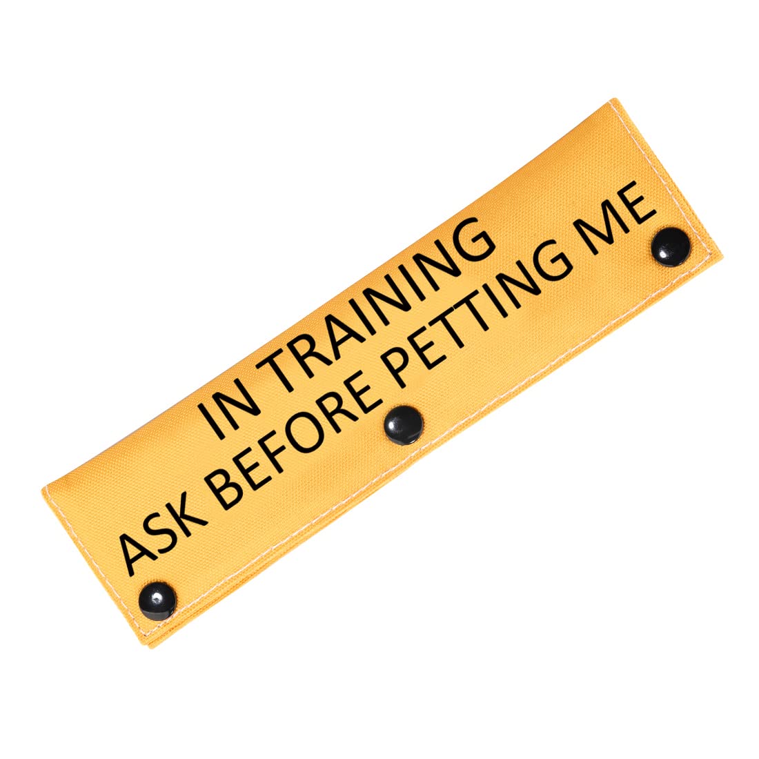 PETTING ME-S Training Dog Leash Sleeve - Ask To Pet, Give Me Space, Working Dog Wrap