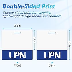Besoar 5 Pack LPN Badge Buddy Card Holder