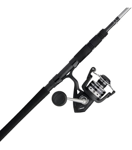 Amazon.com : Ugly Stik Bigwater Fishing Rod & Penn Pursuit IV Spinning Reel  Combo, Black/Red/Yellow : Sports & Outdoors