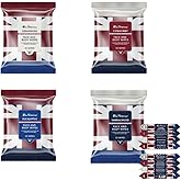 Ben Sherman Men's Face Wipes - 4 Pack (120 Total) Cleansing Wipes for Men with Cedarwood, Sandalwood, Eucalyptus & Citrus Mint