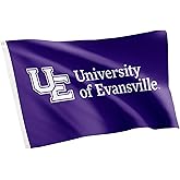 Desert Cactus University of Evansville UE Flag - 3 x 5 Feet Aces Banner, Indoor/Outdoor Durable Fabric, 100% Polyester Design (Style 1)