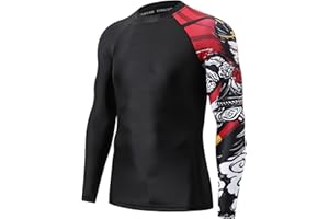 HUGE SPORTS Men's Splice UV Sun Protection UPF 50+ Skins Rash Guard