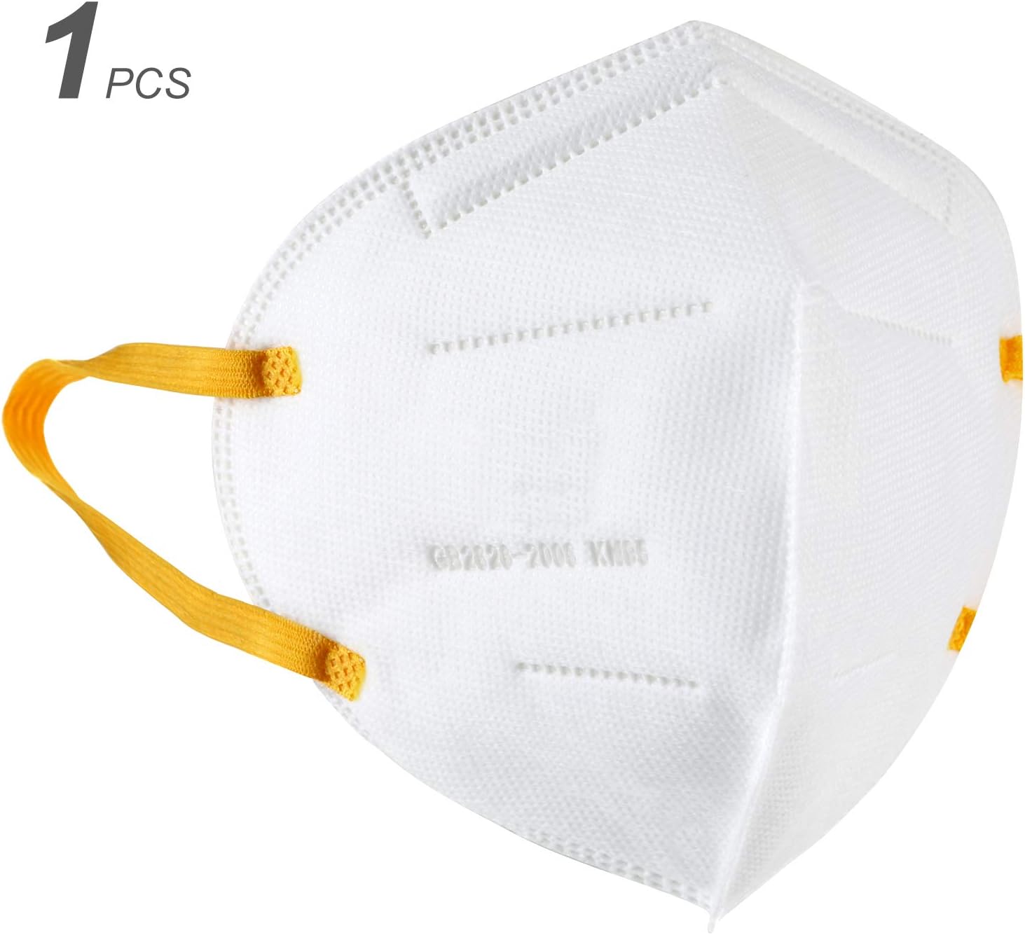 N95 FFP2 PM2.5 Anti Air Pollution Face Mask With Respirator headband Dustproof Mask Activated Carbon Filtration Exhaust Gas (KN95-1 PCS)