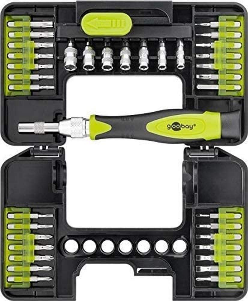 Goobay 74003 37 Piece Precision Screwdriver Set for Precision Mechanical Screwdriving