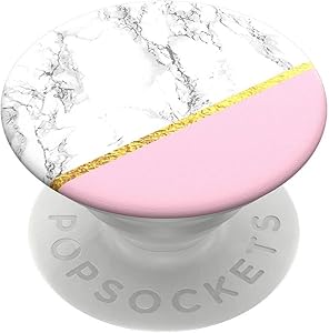 PopSockets Swappable Expanding Stand and Grip for Smartphones and Tablets - Marble Chic