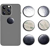 Shungite Stickers for Cell Phone Protection - Harmonizing Shield Defense - Wearable Type II Shungite Crystal - Qty: 6 pcs - S