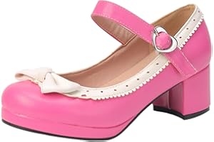 Stylish Women's Sandals Retro Chunky Heels Mary Jane Shoes with Bowknot Comfortable Large Size Square Toe Design Perfect for 