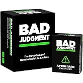 BAD JUDGMENT Party Game + After Dark Set – Adult Card Game for Friends & Game Night | Funny Conversation & Icebreaker Board Game for Parties, Pregames, Social Gatherings & Fun Gift Ideas