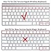 LENTION Silicone Keyboard Cover Protector for MacBook Pro 13 15 17 Inch (with or Without Retina Display, 2015 or Older Version) and MacBook Air 13 2010-2017, Ultra Thin Soft Skin (Black)