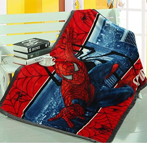 Children's Cartoon Printing Blanket Coral Fleece Blanket 39 By 55 (Spider-Man)